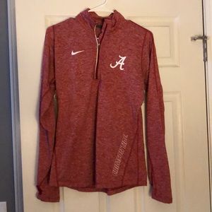 Alabama Dri-Fit Nike 3/4 Zip